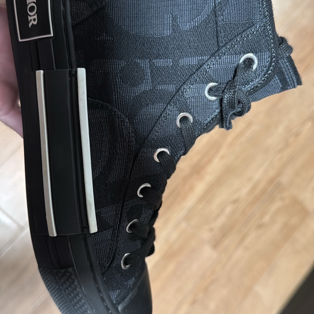 Dior Men's Black Canvas Sneakers